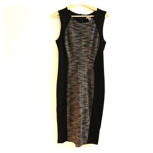 H&M NWT Black and White Midi Pencil Dress